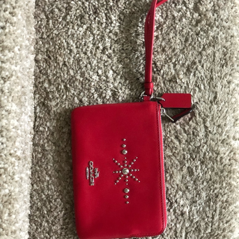Coach small wristlet